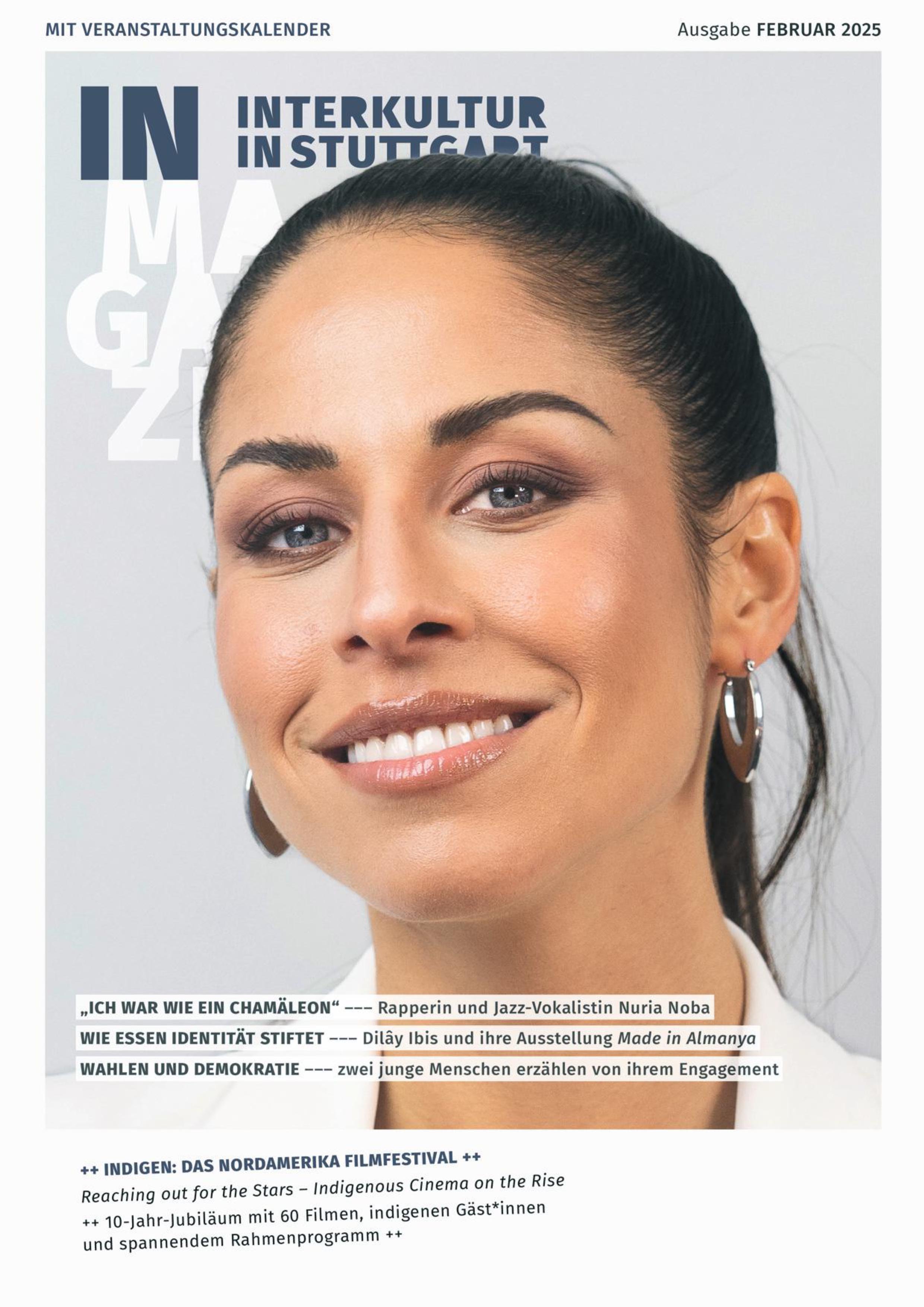 Das Bild zeigt das Cover der Februarausgabe des IN MAGAZINs 2025.