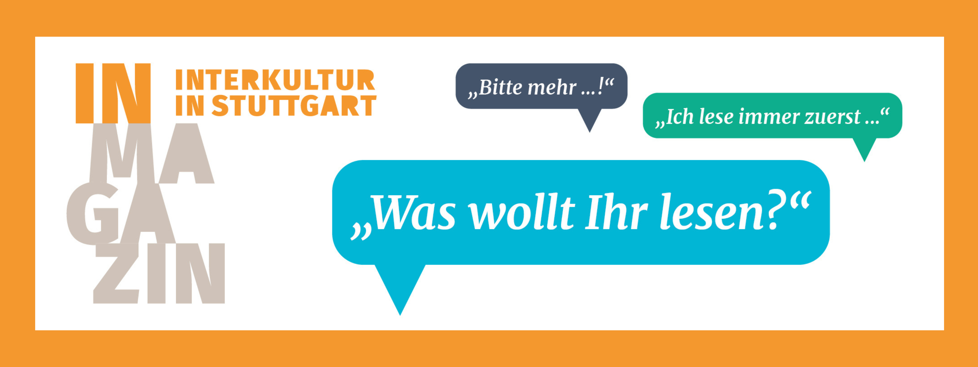 Das Bild verweist auf eine Umfrage für die Leser*innen des IN MAGAZINS, um künftig besser auf die Leser*innen einzugehen